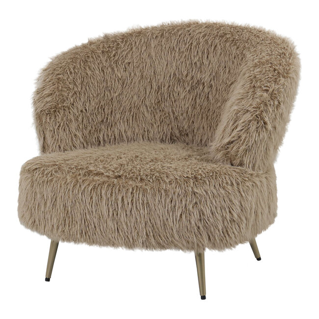PTMD Fauteuil Franklyn Hair bruin
