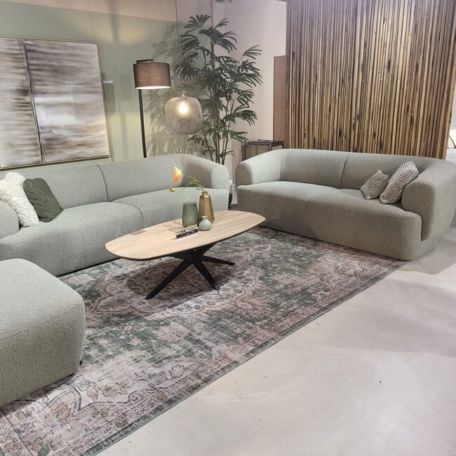 WoonMax Salontafel Wellington Deens Ovaal Lamulux  - 135 - 67 cm