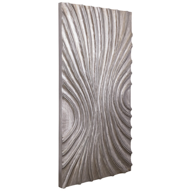 PTMD Wandpaneel Reddie Bruin glanzend MDF golvend L
