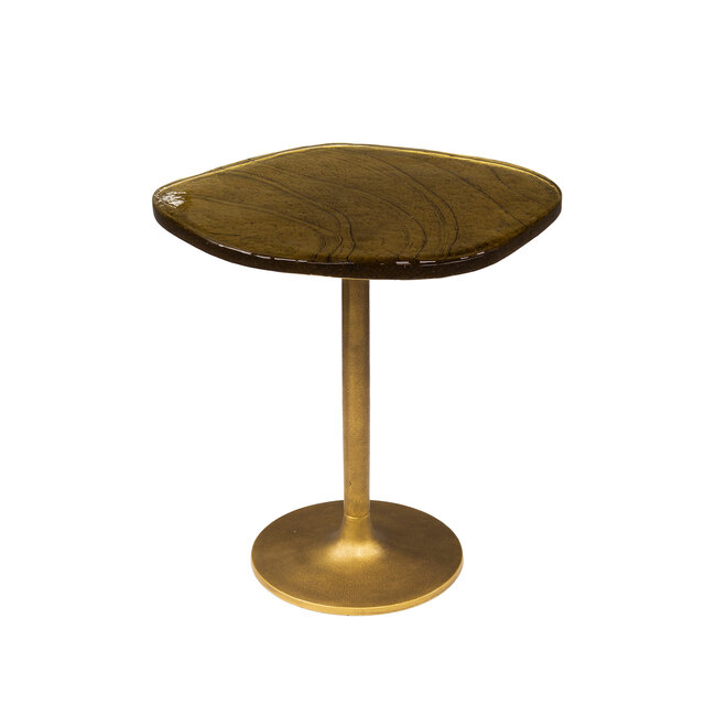 WoonStijl Bijzettafel S Eclipse goud antiek finish