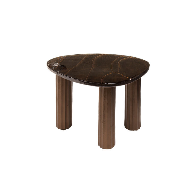 WoonStijl Salontafel S Eclipse koper antiek finish