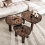 WoonStijl Salontafel M Eclipse koper antiek finish