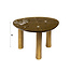 WoonStijl Salontafel L Eclipse koper antiek finish