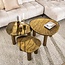 WoonStijl Salontafel L Eclipse goud antiek finish