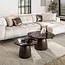 WoonStijl Salontafel set van 2 Eclipse brons antiek finish