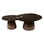 WoonStijl Salontafel set van 2 Eclipse brons antiek finish