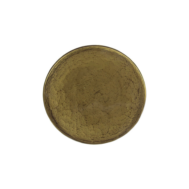 WoonStijl Bijzettafel S druppel Eclipse goud antiek finish