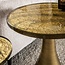 WoonStijl Bijzettafel M druppel Eclipse goud antiek finish