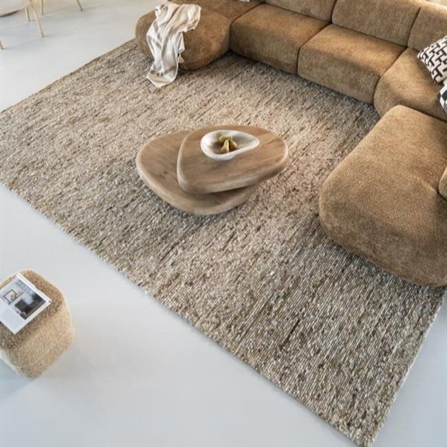 By Boo Vloerkleed Takara 290x390 cm - mosterd