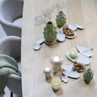 Light en Living Schaal 52x52x2 cm AKAKI creme