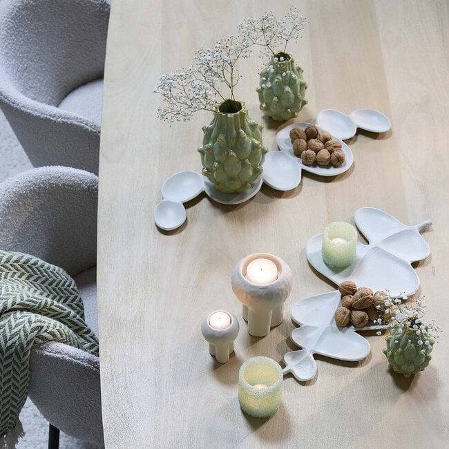 Light en Living Schaal 52x52x2 cm AKAKI creme