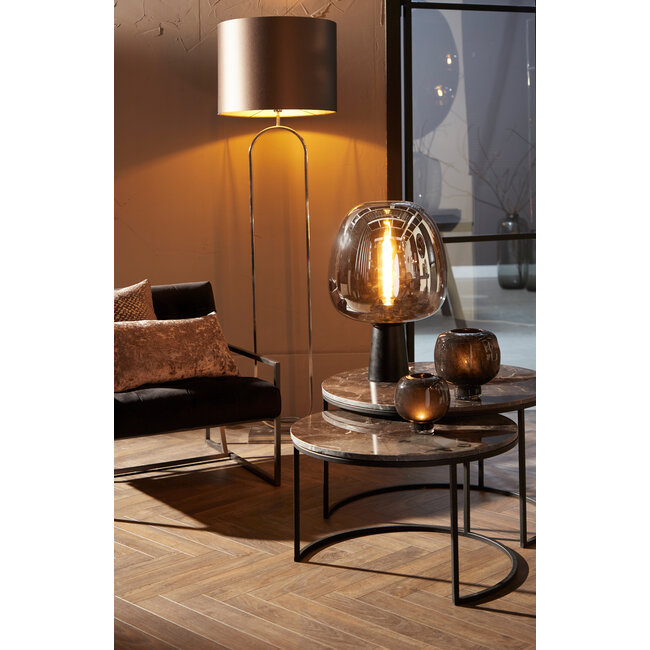 Light en Living Vloerlamp 30x15x142 cm JAMIRI mat zwart van Light & Living