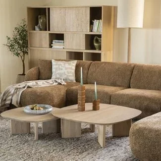 Eleonora Salontafel Stef medium - naturel - 100 cm