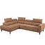 WoonMax Bank Cornwall - medium ottomane links - 2.5 zits met arm rechts - art beige