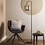 Light en Living Vloerlamp Ø28x155 cm LEKAR antiek brons+smoke glas