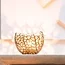 Light en Living Theelicht Ø12x10 cm SABELA antiek goud
