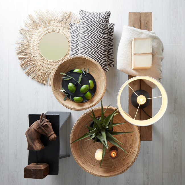 Light en Living Bijzettafel Set van 2 COLON naturel - Light en Living