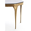 Light en Living Bijzettafel Set van 2 max 50x45,5x50 cm AVI glas smoke+antiek brons