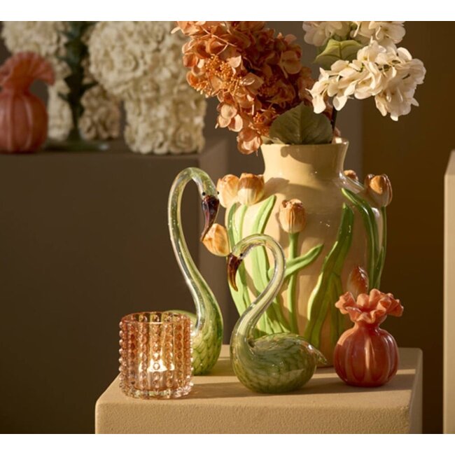 Light en Living Ornament 17x9,5x29 cm SWAN glas groen