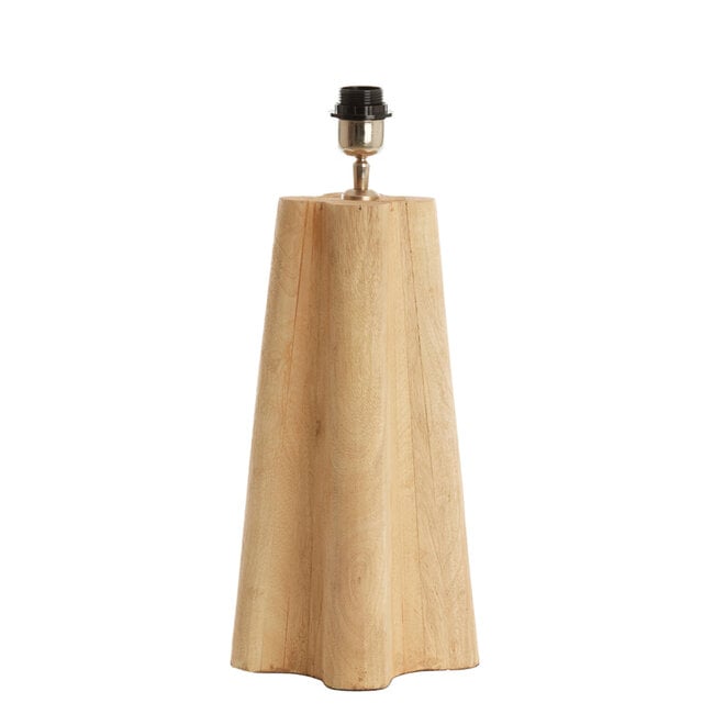 Light en Living Lampvoet 15x15x40 cm NAVELLI hout mat naturel