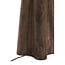 Light en Living Lampvoet 15x15x40 cm NAVELLI hout mat grijs/bruin