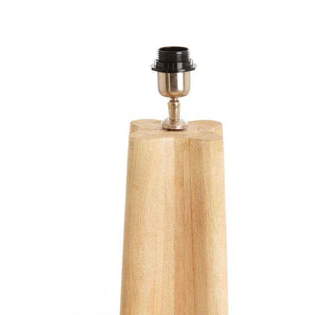 Light en Living Vloerlamp 23x23x125 cm NAVELLI hout mat naturel