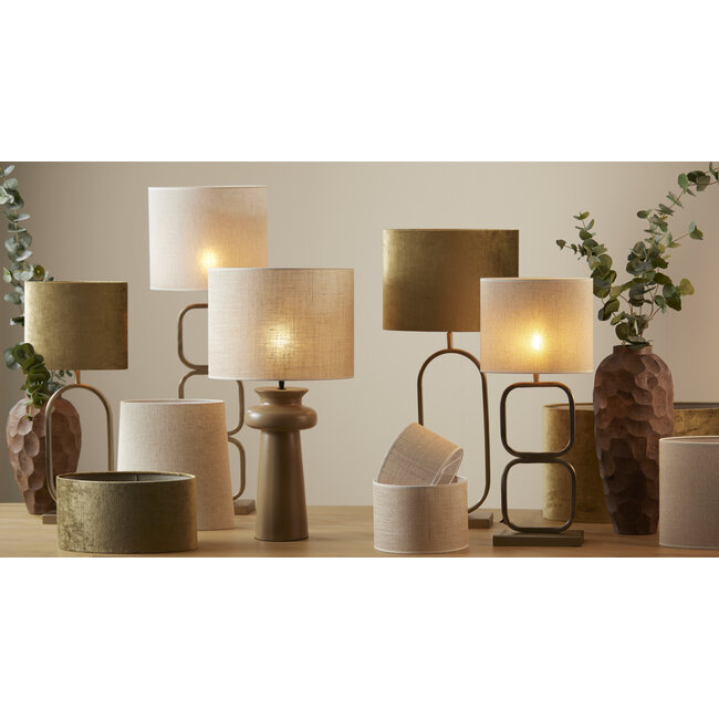 Light en Living Light & Living Lampvoet LUTIKA 23x11,5x46 cm - Licht Goud