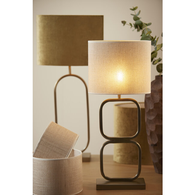 Light en Living Light & Living Lampvoet LUTIKA 23x11,5x46 cm - Licht Goud