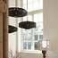 Light en Living Hanglamp Ø51x21 cm MATAKA rotan  donker bruin