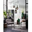 Light en Living Hanglamp LEKAR Ø21x37 cm - Zwart & Smoke Glas