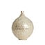 Light en Living Vaas deco Ø22x25 cm ELORZA bamboe crème