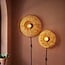 Light en Living Wandlamp Ø50x20 cm MILAN rotan  naturel