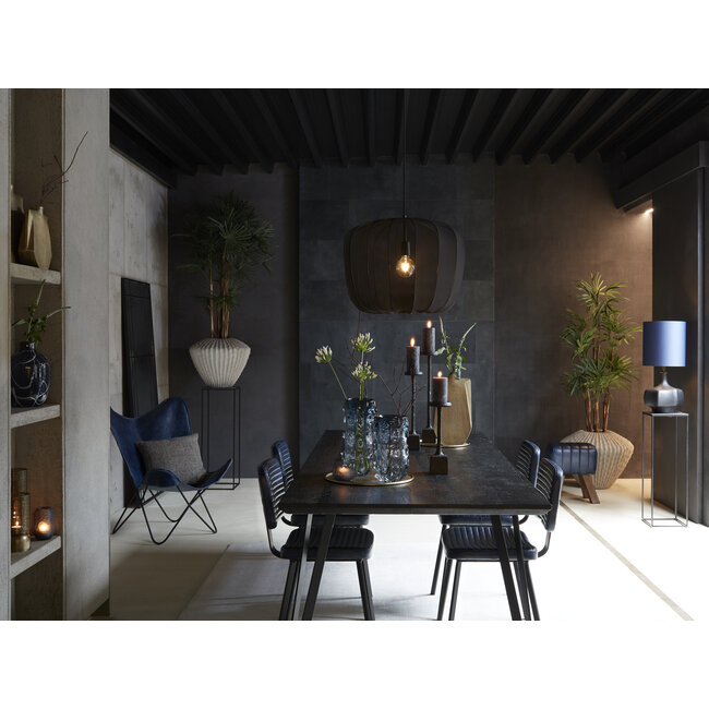 Light en Living Hanglamp Ø60x45 cm PLUMERIA zwart van Light & Living
