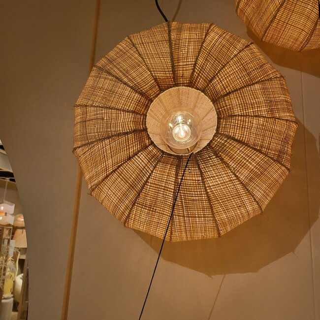 Light en Living Kap Ø40x19 cm RAFIKA raffia naturel