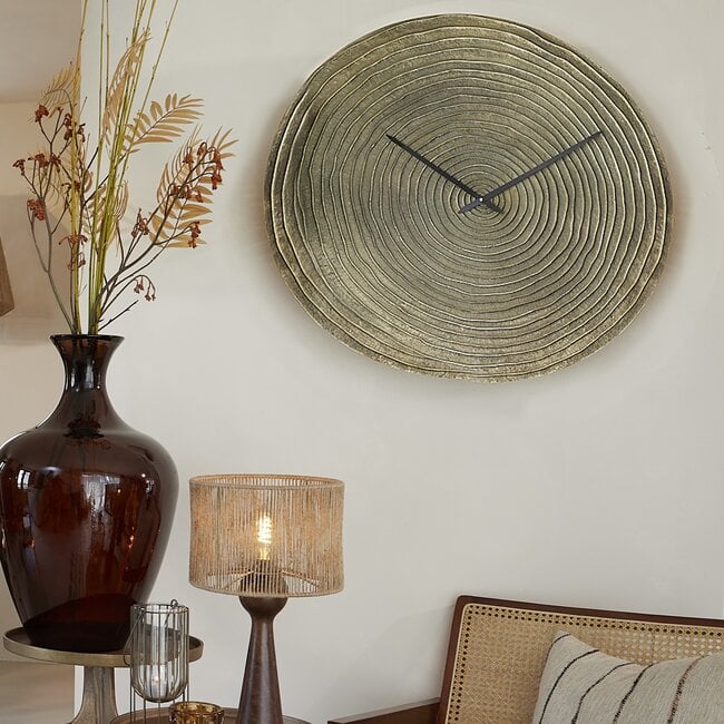 Light en Living Klok CERVINO antiek brons - Ø 58 cm