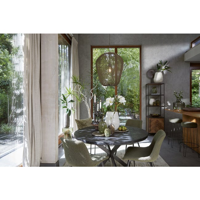 Light en Living Vloerkleed 300x200 cm BOSASO licht  bruin-olijf groen