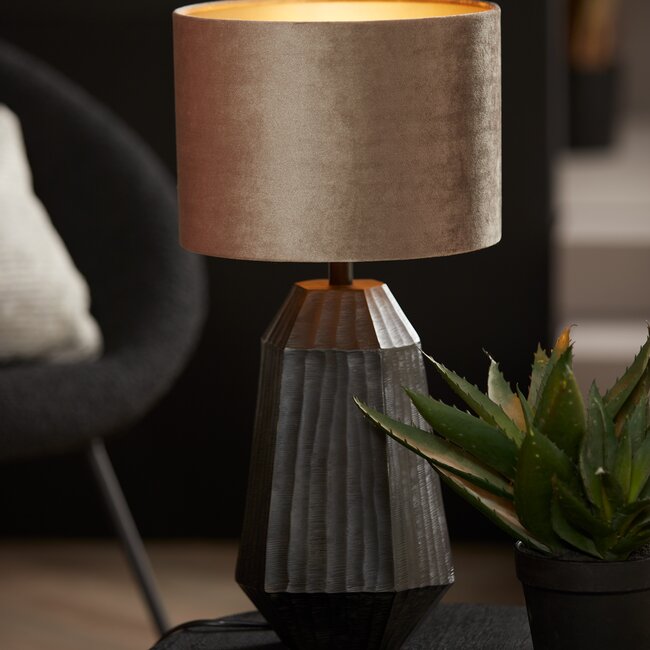 Light en Living Lampvoet 18x16x29,5 cm MIRISSA mat  zwart