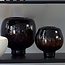 Light en Living Windlicht Ø21x21 cm ELIA glas  bruin-d.bruin