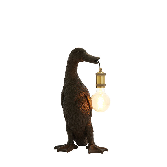Light en Living Tafellamp 23,5x23x48,5 cm DUCK zwart