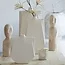 Light en Living Vaas deco 21x7,5x41 cm MAKAHA crème