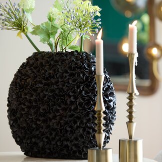 Light en Living Vaas 52x23x46,5 cm PHYLIA mat zwart