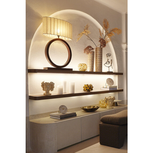 Light en Living Kap ovaal recht smal 58-24-27 cm DISLI naturel