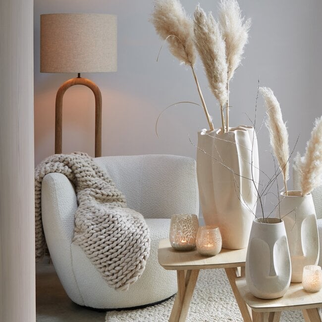 Light en Living Lampenkap cilinder 50-50-38 cm LIVIGNO naturel