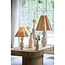 Light en Living Vaas deco Ø12x31 cm SESTO keramiek mat crème