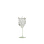 Light en Living Theelicht op voet Ø9,5x21 cm FLORA gls mat mint groen+helder
