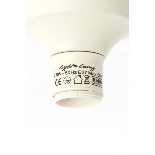 Light en Living Elektra voor plafonnière Ø10x8,5 cm ZARINA crème