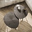 WoonStijl Salontafel set van 2 organisch Brown Ray Metal