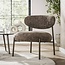 WoonStijl Fauteuil Round -  Tissee cargo bruin