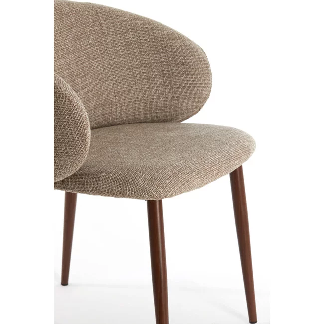 Light en Living Eetkamerstoel 57x56x74 cm ALUKO licht bruin+bruin