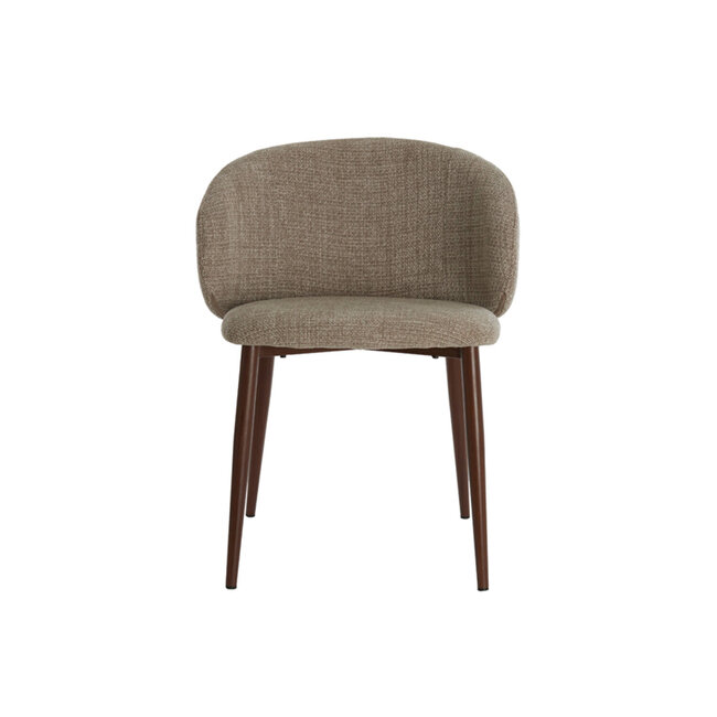 Light en Living Eetkamerstoel 57x56x74 cm ALUKO licht bruin+bruin